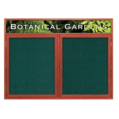 United Visual Products Open Faced Traditional Rounded Corkboard UV642ARC-WHITE-CORK